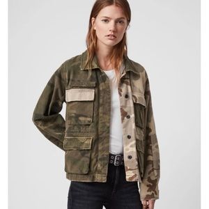 Allsaints Finch Camo Jacket - Size Small